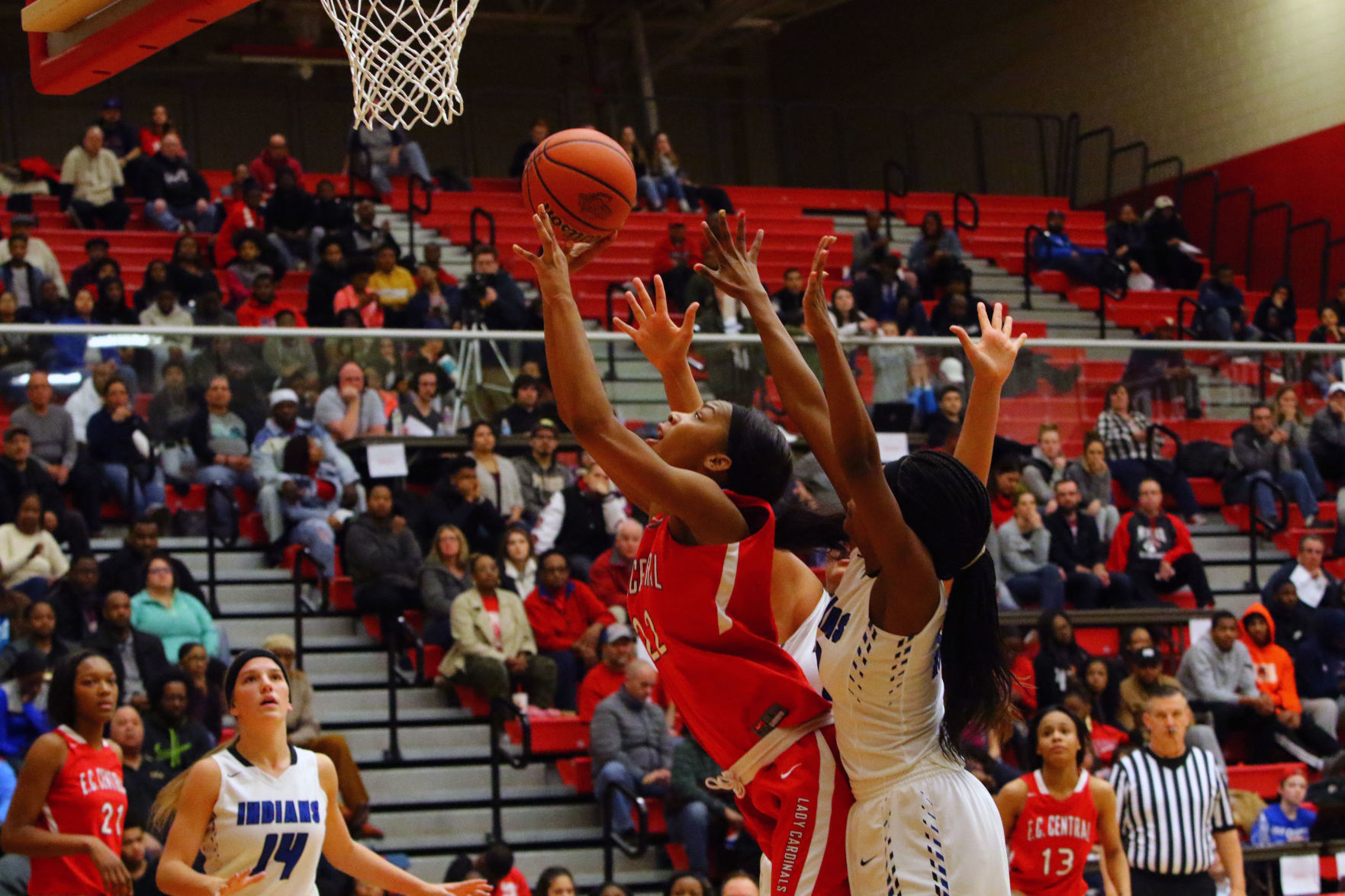 Gallery: Girls Basketball Sectional Finals - E.C. Central vs. Lake Central